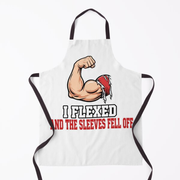 Item preview, I Flexed and the Sleeves Fell Off designed and sold by GeeklyShirts.