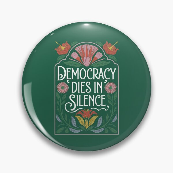 Item preview, Democracy Dies In Silence Vintage designed and sold by BenyaminMc.