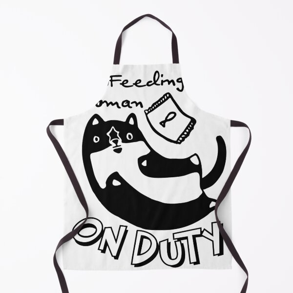 Item preview, Paw Feeding Human On Duty – Funny Volunteer Cat Feeder and Animal Rescue Design designed and sold by shopfindingbeni.