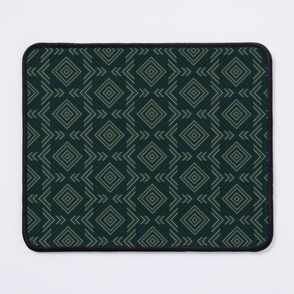 Item preview, Emerald Diamond Mosaic Geometric Pattern designed and sold by whimsiqueer.