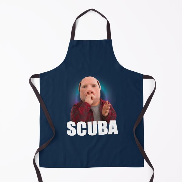 Item preview, Funny Scuba Diver Meme Character designed and sold by BenyaminMc.