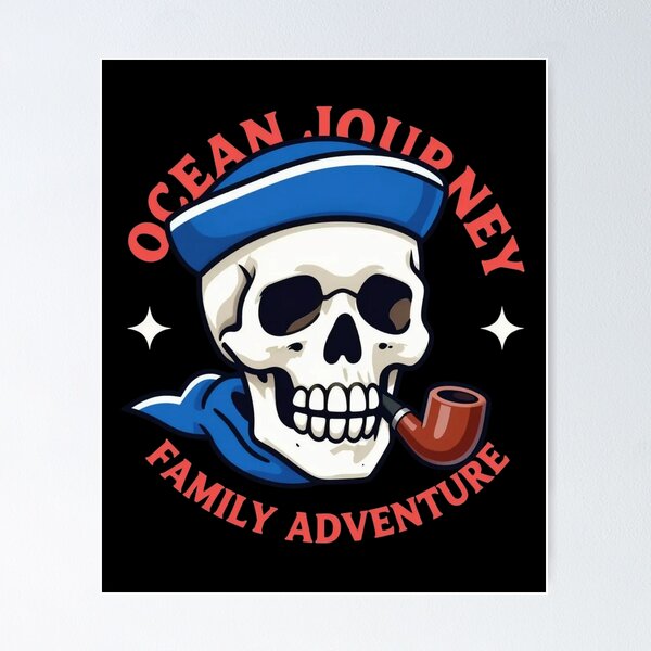 Item preview, Ocean Journey Sailor Skull Family Adventure designed and sold by FestivityFinds.