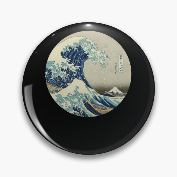 Item preview, Great Wave Off Kanagawa Circle designed and sold by caraandreatzm.