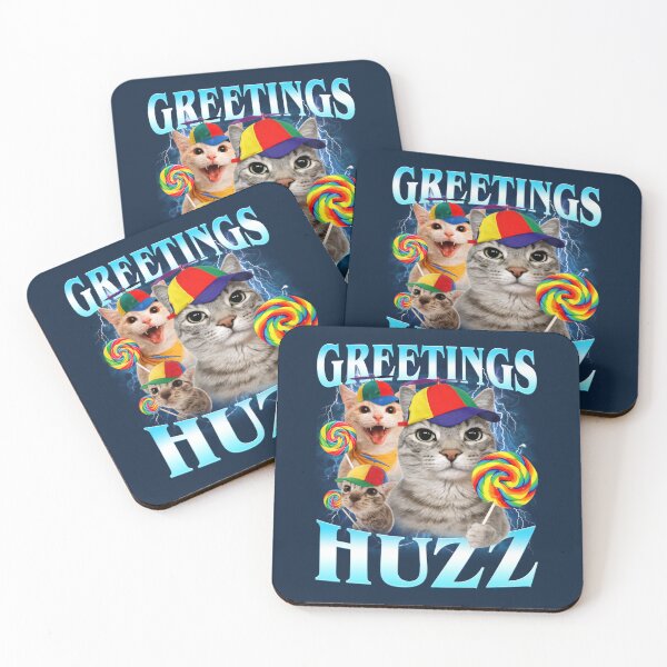 Item preview, Greetings Huzz Cat Lollipop Party designed and sold by BenyaminMc.