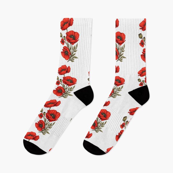 Item preview, Poppies Flower - Vintage Poppy Floral Botanical Wildflower designed and sold by PatternFariss.