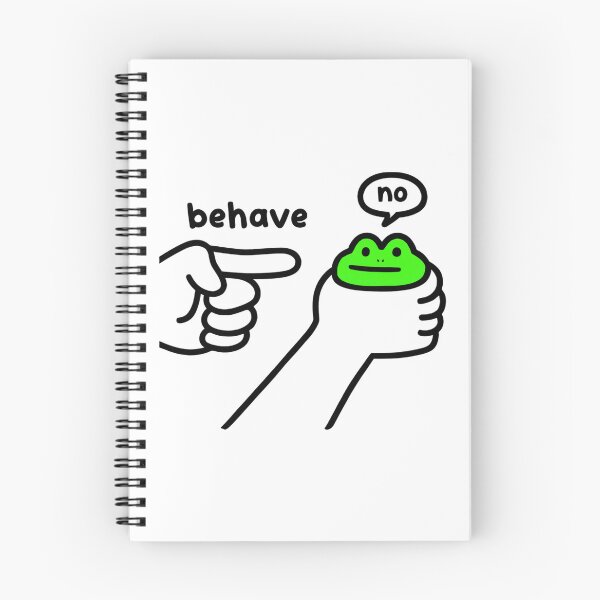 Item preview, Hand Pointing Frog Behave Meme designed and sold by BenyaminMc.