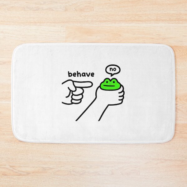 Item preview, Hand Pointing Frog Behave Meme designed and sold by BenyaminMc.