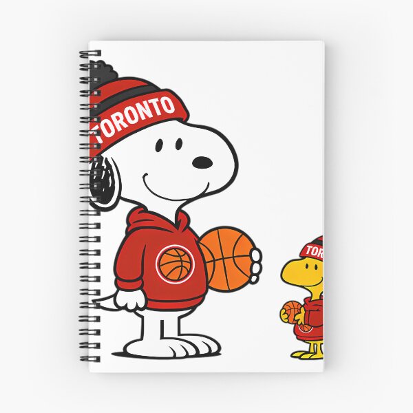 Item preview, Toronto Raptors Snoopy And Woodstock Basketball designed and sold by merch-by-sho.