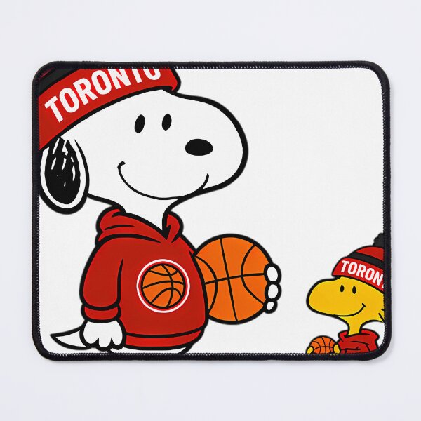 Item preview, Toronto Raptors Snoopy And Woodstock Basketball designed and sold by merch-by-sho.