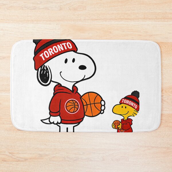 Item preview, Toronto Raptors Snoopy And Woodstock Basketball designed and sold by merch-by-sho.