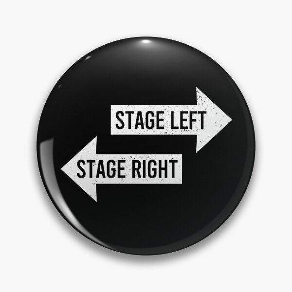 Item preview, Stage Left Stage Right - Funny Theater Drama designed and sold by marthavelony.