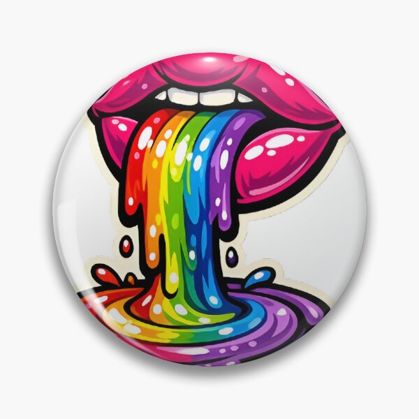 Item preview, Rainbow Lips Colorful Pop Art designed and sold by Funny Label.