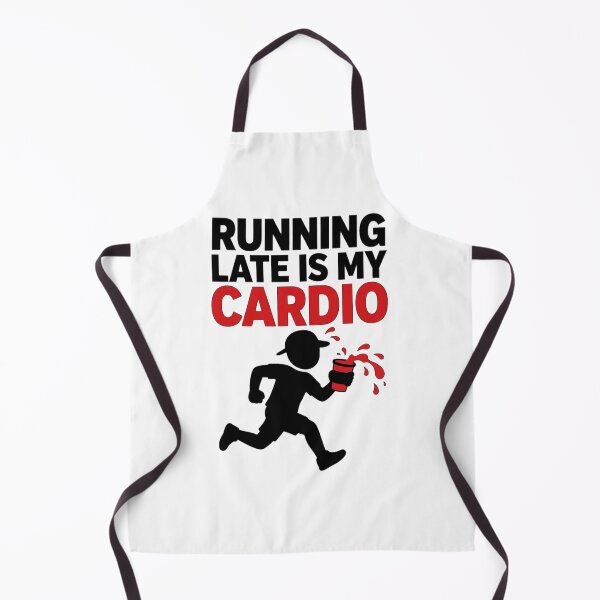 Item preview, Running Late is My Cardio designed and sold by GeeklyShirts.