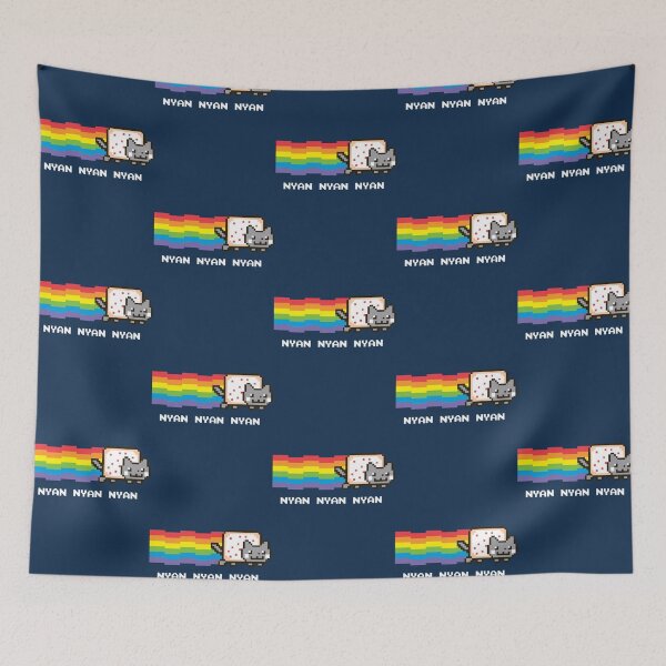 Item preview, Nyan Cat Rainbow Pixel Art designed and sold by BenyaminMc.