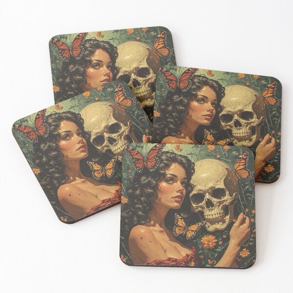 Item preview, Lady loves skull designed and sold by Kari's shop.