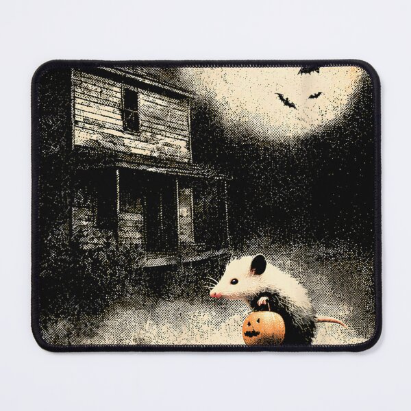 Item preview, Opossum Halloween Funny Possum Pumpkin Spooky Moon designed and sold by dr-blind-pdf.