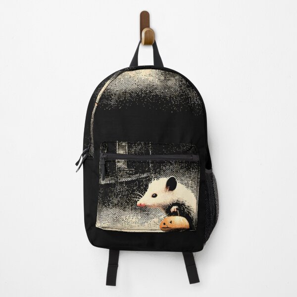 Item preview, Opossum Halloween Funny Possum Pumpkin Spooky Moon designed and sold by dr-blind-pdf.