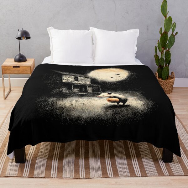 Item preview, Opossum Halloween Funny Possum Pumpkin Spooky Moon designed and sold by dr-blind-pdf.