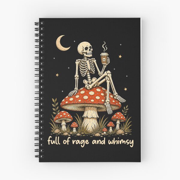 Item preview, Full of Rage and Whimsy Skeleton Mushroom Halloween Costume designed and sold by leevekaArt.