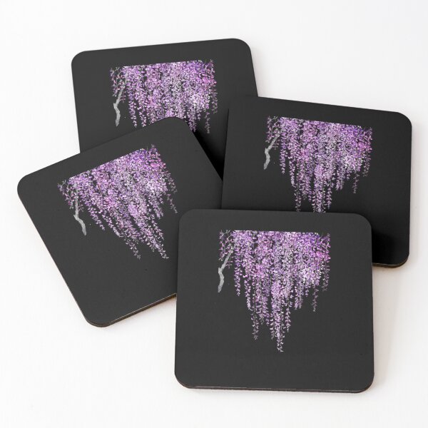 Item preview, Hand Painted Purple Wisteria  In Bloom designed and sold by caraandreatzm.
