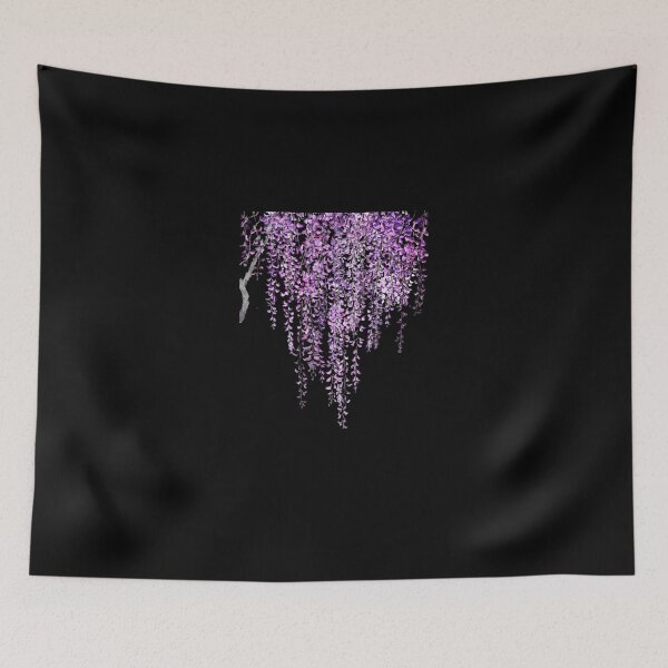 Item preview, Hand Painted Purple Wisteria  In Bloom designed and sold by caraandreatzm.