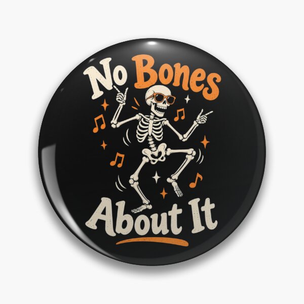 Item preview, Dancing Skeleton Halloween No Bones About It Funny Spooky Dance Shirt designed and sold by Sanika arts .