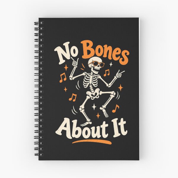 Item preview, Dancing Skeleton Halloween No Bones About It Funny Spooky Dance Shirt designed and sold by Sanika arts .
