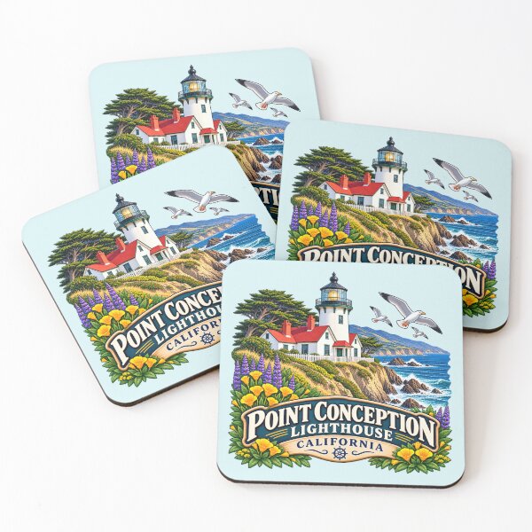 Item preview, Point Conception Lighthouse, Santa Barbara, California designed and sold by Myra365Art.