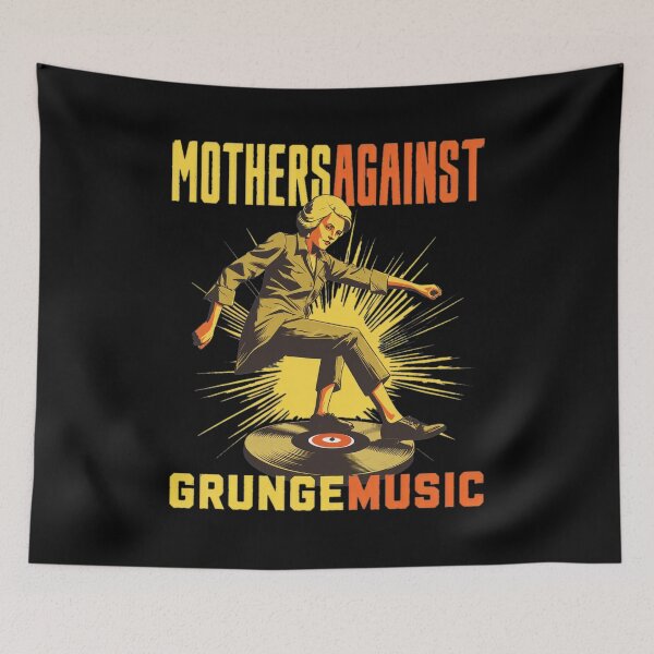 Item preview, Mothers Against Grunge Music  Vinyl Record designed and sold by MICHAENCIS.