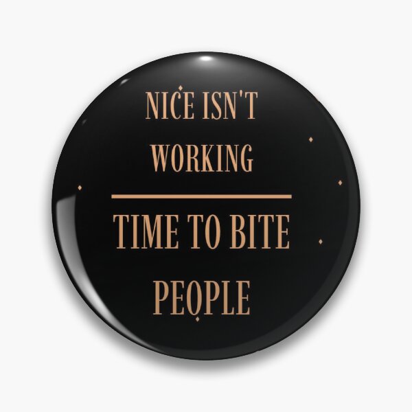 Item preview, Bite People designed and sold by Intrusive Thoughts Stickers.
