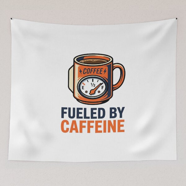 Item preview, Fueled by Caffeine T-Shirt designed and sold by rkgrafix.