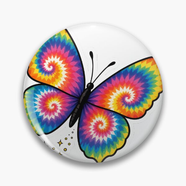Item preview, Psychedelic Rainbow Butterfly Art designed and sold by Funny Label.
