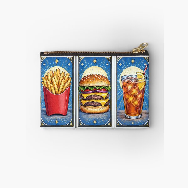 Item preview, Fries, Double Cheeseburger & Tea FDT designed and sold by 3rdBirdInk.