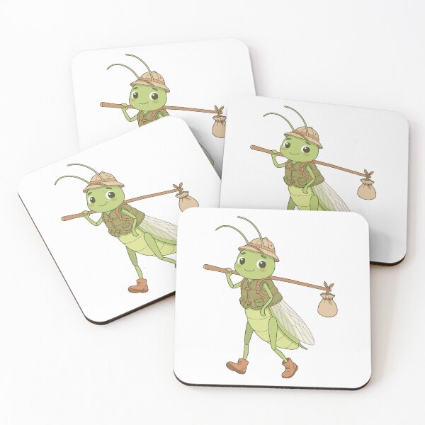Item preview, Cute Explorer Cricket - 2D Design of Adventure and Cute Insect designed and sold by Martz-Art.