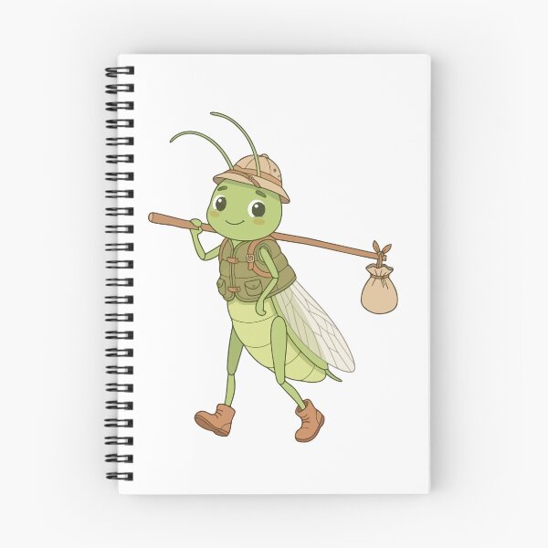 Item preview, Cute Explorer Cricket - 2D Design of Adventure and Cute Insect designed and sold by Martz-Art.