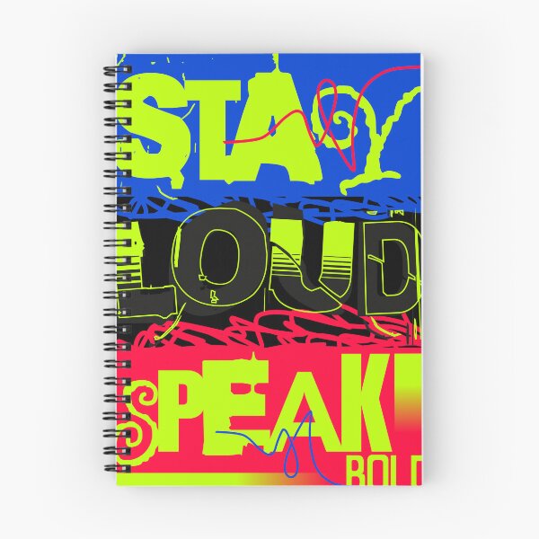 Item preview, Stay Loud Speak Bold Colorblock Graphic Tee | Streetwear Shirt | Bold Typography Tshirt designed and sold by vec4u.