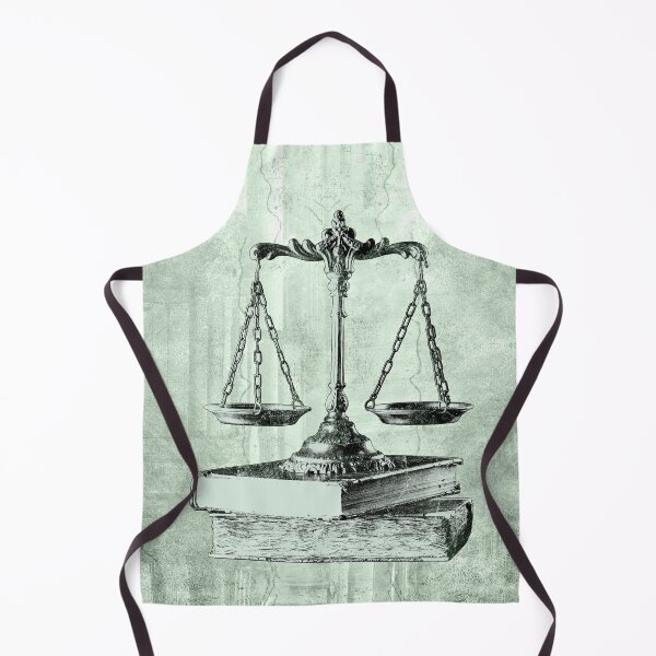 Item preview, Green Scales of Justice on Law Books designed and sold by Ghoul Enterprises.