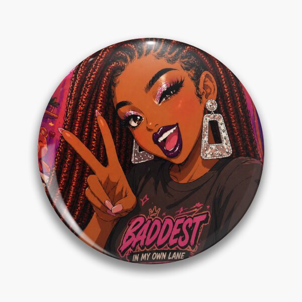 Item preview, Black Anime Baddie designed and sold by DonnaRaquel.