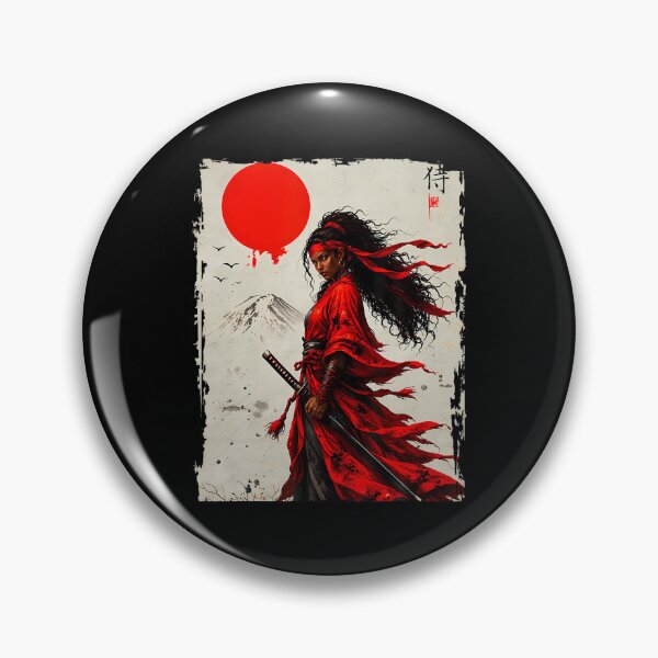 Item preview, Afro American Samurai Anime Cartoon Japanese Bushido Warrior designed and sold by TysonLangosh.
