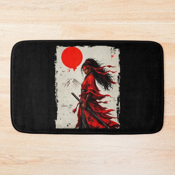 Item preview, Afro American Samurai Anime Cartoon Japanese Bushido Warrior designed and sold by TysonLangosh.