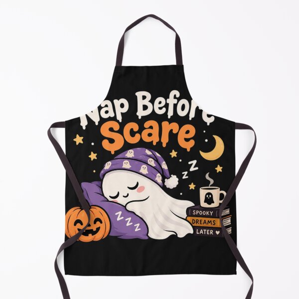 Item preview, Cute Sleeping Ghost Halloween Shirt – Nap Before Scare Funny Spooky Ghost Sleep Design designed and sold by Sanika arts .