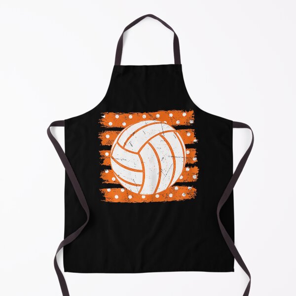 Item preview, Striped Volleyball Orange Game Day Team Spirit designed and sold by TysonLangosh.