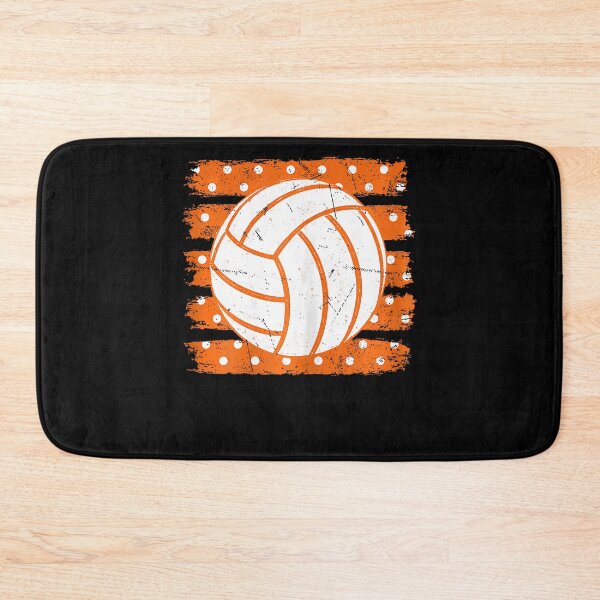 Item preview, Striped Volleyball Orange Game Day Team Spirit designed and sold by TysonLangosh.