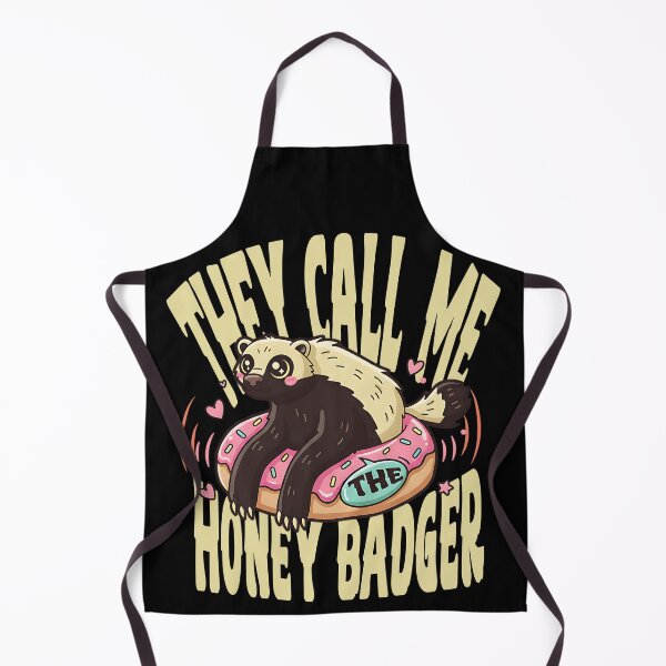 Item preview, They Call Me The Honey Badger T-Shirt | Cute Donut Animal Graphic Tee | Funny Quirky Streetwear Shirt designed and sold by baretyas.