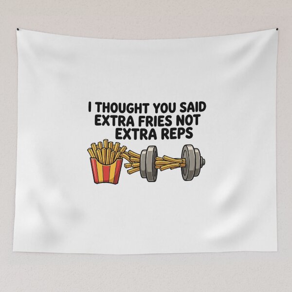 Item preview, I Thought You Said Extra Fries designed and sold by GeeklyShirts.