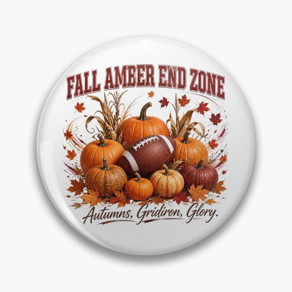 Item preview, Fall Amber End Zone Sweatshirt – Autumns Gridiron Glory Vintage Football Pumpkin Harvest Design designed and sold by FestivityFinds.