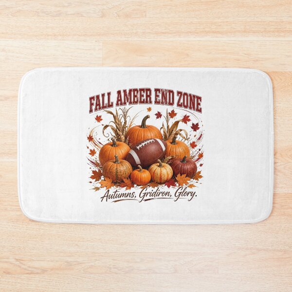 Item preview, Fall Amber End Zone Sweatshirt – Autumns Gridiron Glory Vintage Football Pumpkin Harvest Design designed and sold by FestivityFinds.