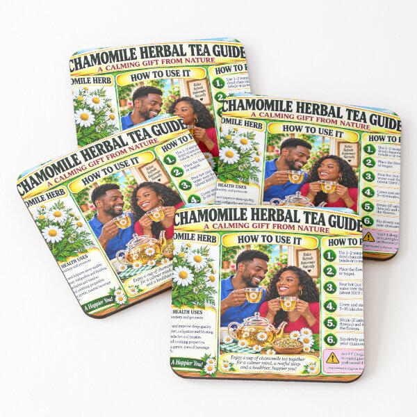 Item preview, Chamomile Herbal Tea Wellness Guide designed and sold by New Wave Artworks & Odds &Ends.