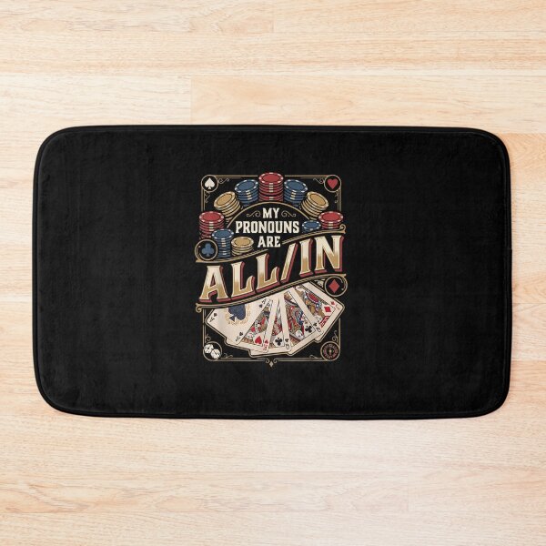 Item preview, My Pronouns are All in Funny Poker Player Card Table  designed and sold by MatherFisher.