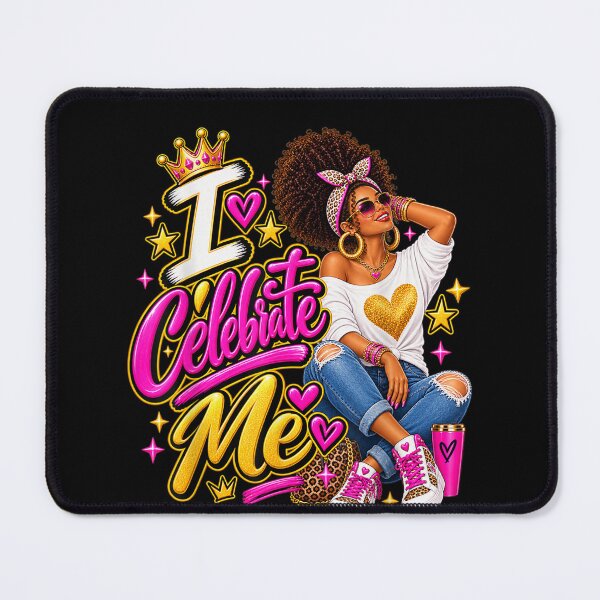 Item preview, I Celebrate Me Queen Self Love Black Woman Confidence designed and sold by Juansustait.